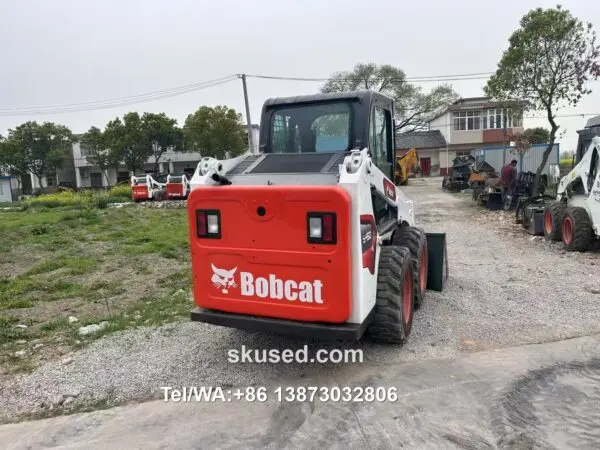 Used Bobcat S450 Skid Steer Loader Backside
