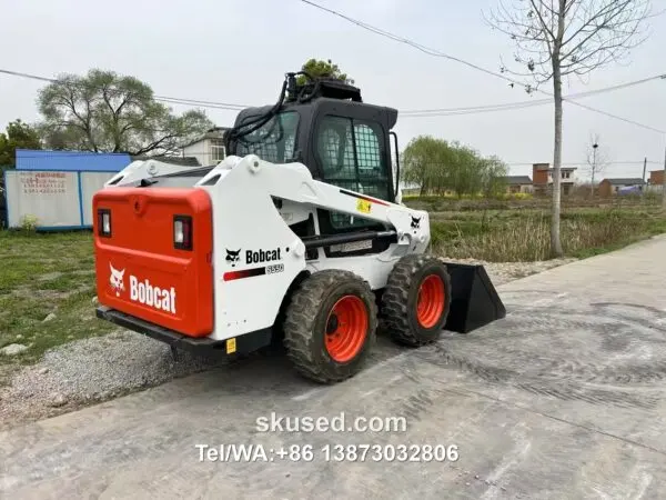 Used Bobcat S550 Skid Steer Loader right