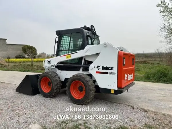 Used Bobcat S550 Skid Steer Loader left