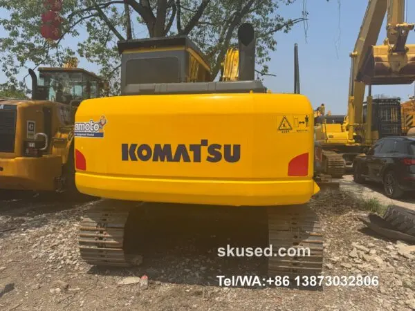 Used Komatsu PC130 Excavator for Sale Backside View