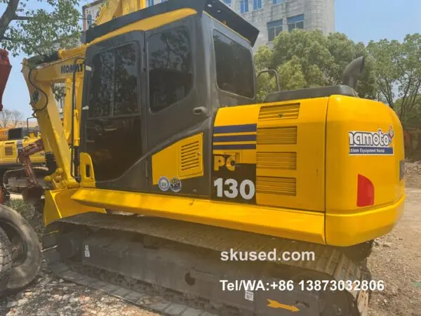 Used Komatsu PC130 Excavator for Sale Left View