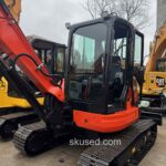 Used Kubota KX155 Mini Excavator left