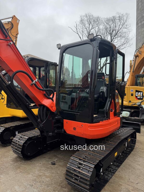 Used Kubota KX155 Mini Excavator left