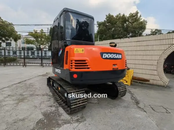 used-doosan55-excavator-back