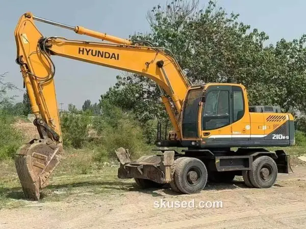used-210-9w-wheelexcavator